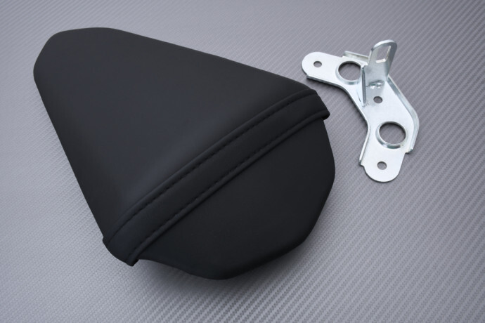 Selle passager arrière pour Kawasaki Z250SL 2015-2019 noir type origine