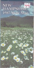 1987 Official State Issue Road Map of New Hampshire