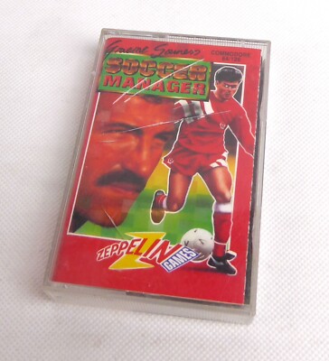 Commodore 64 C64 Spiel -- GRAEME SOUNESS SOCCER MANAGER (Zeppelin Games) -- Tape