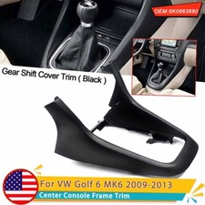 For Vw Golf Mk6 2009-2013 Center Console Frame Trim Replacement Black 5k0863680