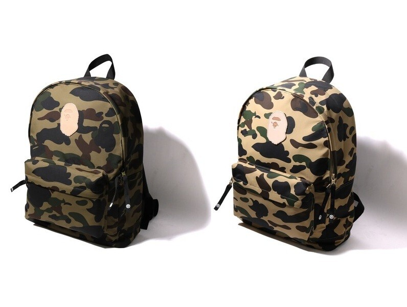 Authentic A BATHING APE 1ST CAMO APE HEAD PATCH DAYPACK