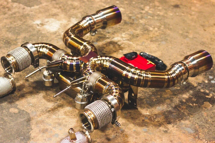 Valvetronic Designs Double X Pipe F1 Exhaust System For 2018-2022 Mclaren 720S