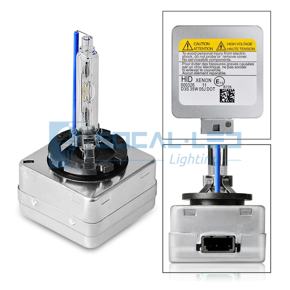2x Bombillas Xenón D3S HID 35W AC OEM Faro Repuesto Directo 4K 6K 8K 10K 12K Foto 4 de 4