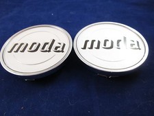 Moda White Custom Wheel Center Caps  Acio2a  For Two Caps