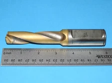 Sandvik 19mm (.748") Brazed Carbide Tipped Drill TiN (RA411.5-19034D19.00 P20)