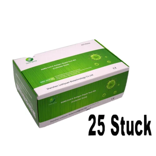 25 Green Spring 09/26 Corona Schnelltest Antigen Speicheltest BfArM Covid 19