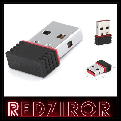 RT5370 Chipset USB WiFi Dongle - 150Mbps Wireless Adapter for Windows/Linux/Mac