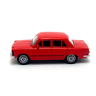 Fiat 125 P Polski Sedan Red Welly 1:60 1:64 Series Scale Diecast