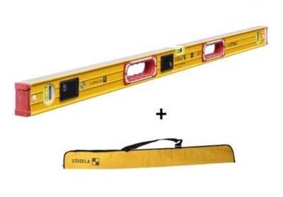 Stabila 196-2 LED beleuchtete Spirituosenstufe 3 Fläschchen 120 cm/48 Zoll/4 Fuß Aufbewahrungstasche