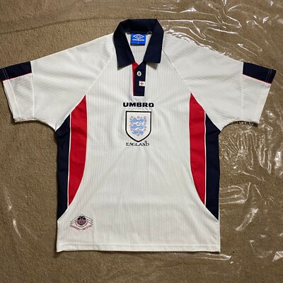 【正規品】UMBRO England 1997 SEAMAN 1 ENGLAND 1997 1998 HOME SHIRT FOOTBALL SOCCER JERSEY UMBRO