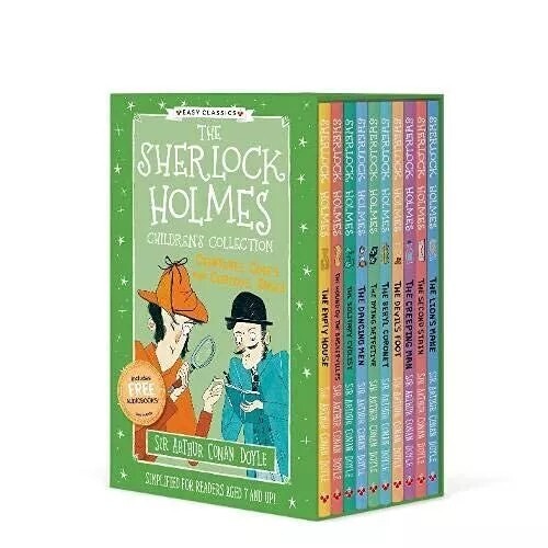 Sherlock Holmes Childrens Series 3 Collection 10 Books Set By