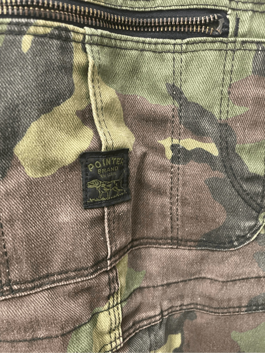 Camo Pointer Vintage Hiphop distressed Camouflage Overalls Pointer Brand Overval View 4