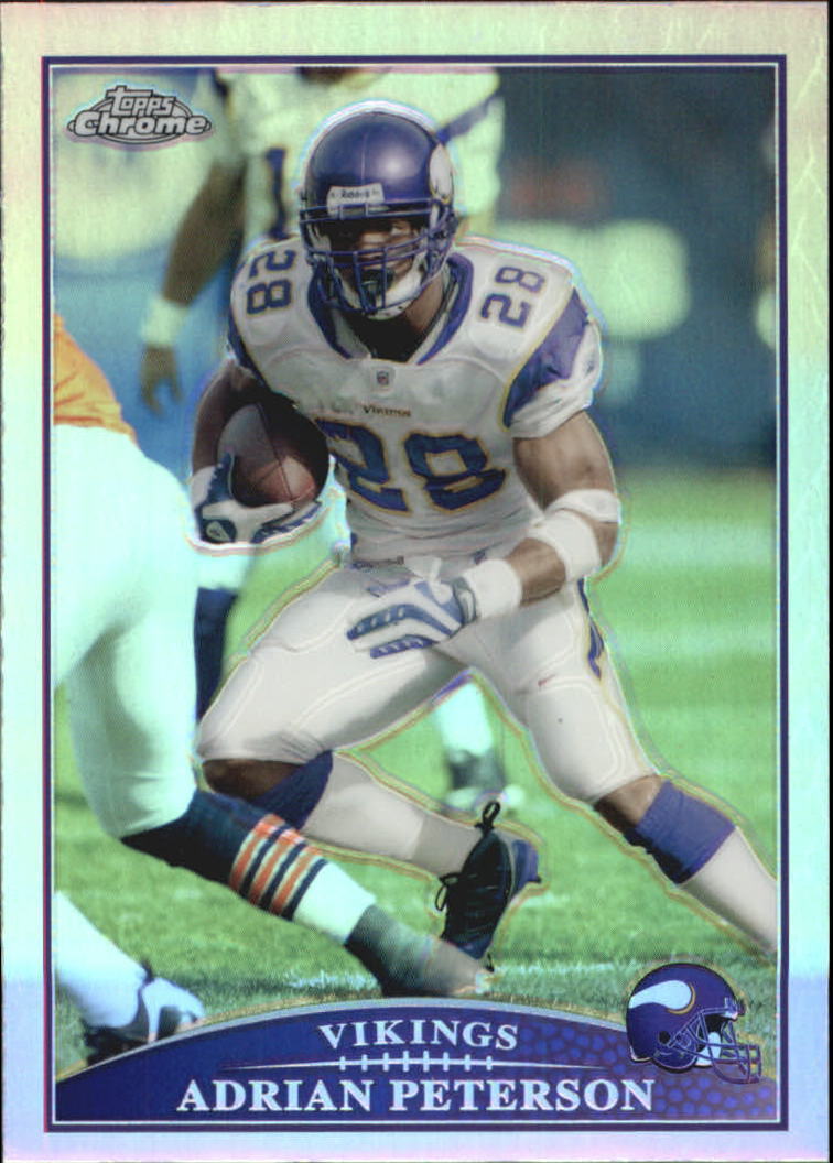 2009 Topps Chrome Refractor #TC28 Adrian Peterson - NM-MT