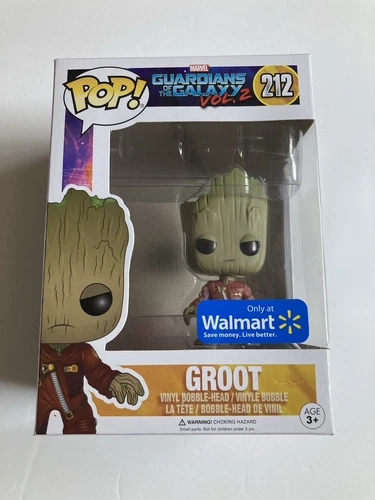 Funko Pop! Marvel Groot #212 Walmart Exclusive Vaulted Figure