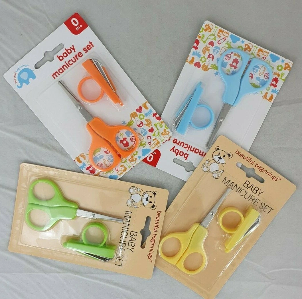 BABY MANICURE SET NAIL CUTTER CLIPPER SAFETY SCISSORS CHILD