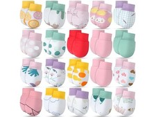 ONESING 20 Pairs Baby Mittens Multicolor 0-6M Unisex