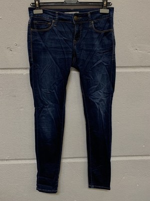 Mavi Damen Jeans Serena Low Rise, Super Skinny Dunkelblau W25 L30