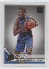 2019-20 Panini Clearly Donruss Rated Rookie Gold Sekou Doumbouya #64 fm0