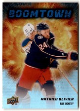Mathieu Olivier 2025-26 Upper Deck Boomtown #BT-5 Columbus Blue Jackets