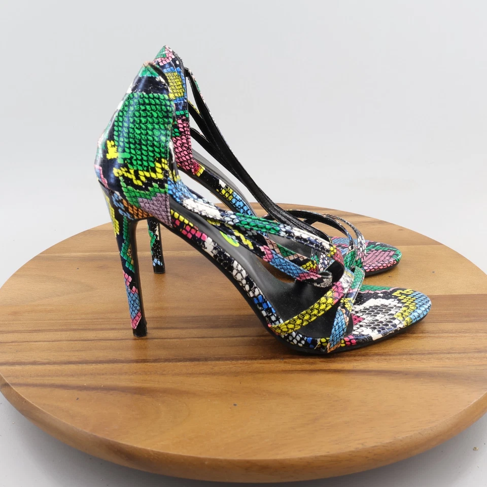 Nuevas Mujeres Sandalias de Verano Sexy Punta abierta Tacones Altos Tacones de aguja Bombas Fiesta Talla 9.5 Foto 3 de 4