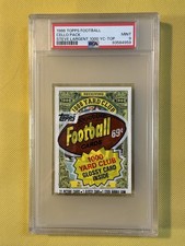 Paquete de violonchelo Topps Football 1986 sin abrir PSA 9 como nuevo Jerry Rice ¿Novato? L89