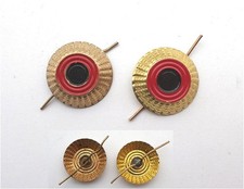 2 Abzeichen Kokarde'n für Uniform- Mütze Deutsche Reichsbahn, NVA DDR 1990 ?