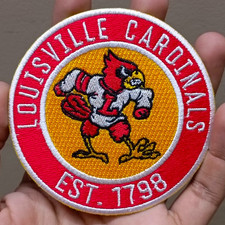 Louisville Cardinals NCAA Team Logo Iron On Patch-Sew Patch-Embroidered Patch