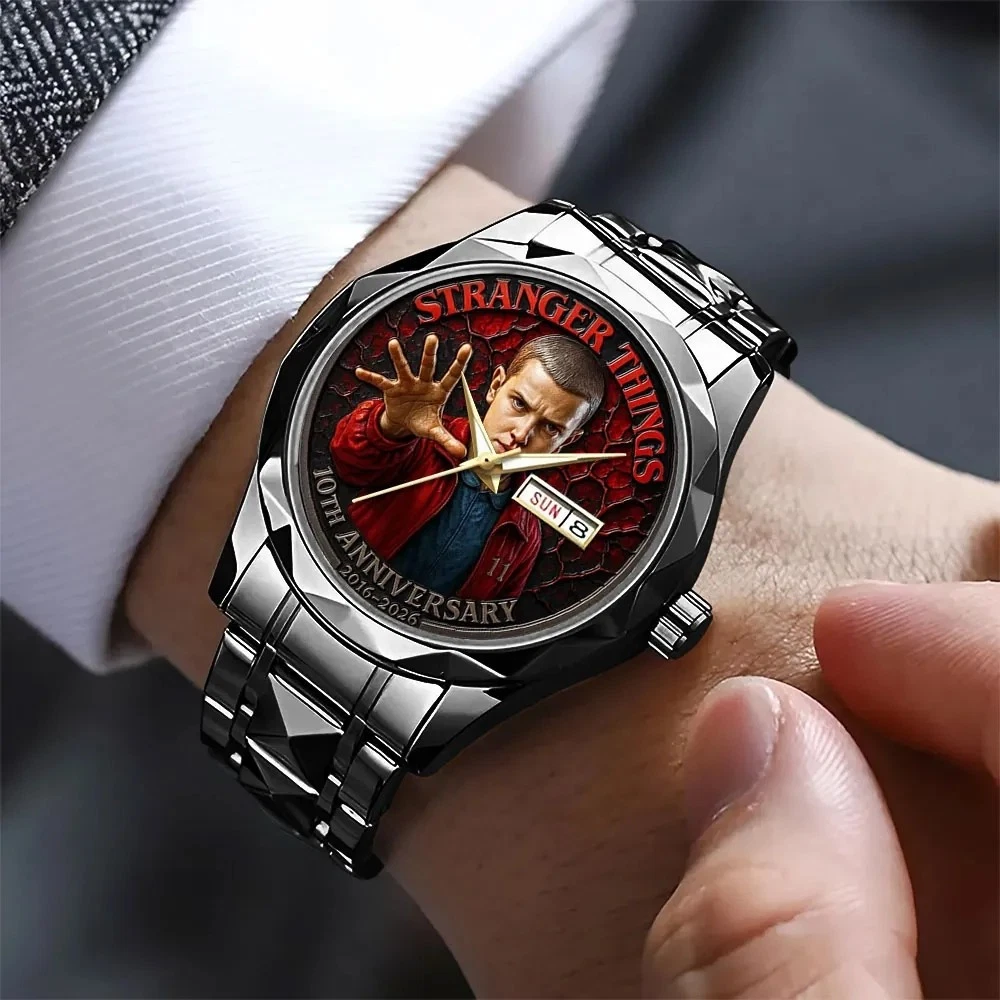 Stranger Things 10Th Anniversary Alloy Luxury Quartz Watch