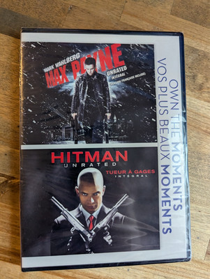 Max Payne - Hitman (DVD, double feature, unrated) - NEW