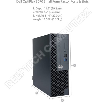 DELL OptiPlex 3070 SFF Core i7-9th Gen 64GB RAM DDR4 2TB SSD Wi-Fi