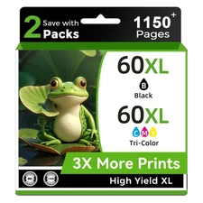 60XL Ink Cartridge for Hp 60-XL Photosmart C4680 D110a C4795 DeskJet D2680 F4280