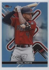 2022 Topps Finest Sky Blue Refractor 121/300 Ketel Marte #29 1t2c