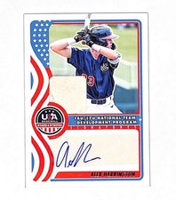 2025 Panini USA Stars & Stripes Alex Harrington Auto Autograph Jersey Card