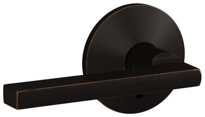 Schlage FC21-LAT-KIN Custom Latitude Passage & Privacy Door Lever - Bronze