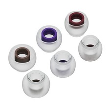 6 PCS/3 Pairs Ear bud Rubber Tips TRI Clarion iems Tips for Earphones Silicon