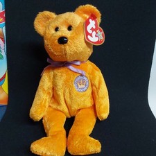 TY BEANIE BABY CELEBRATIONS THE BEAR - 2002 QEII GOLDEN JUBILEE  - NEW WITH TAG