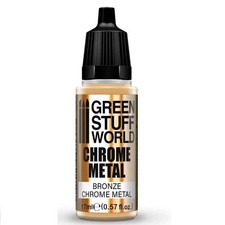 Green Stuff World for Models and Miniatures Chrome Paint &ndash; Bronze 3690