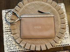 GUESS Los Angeles Women's Monogrammed Wristlet Clutch Bag