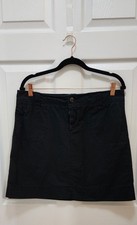 Old Navy Vintage Y2K Short Skirt With Pockets, Black Size 10 GUC 100 Cotton