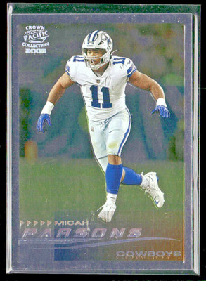 Micah Parsons Player Lot Bundle 10 Different Football Cards MP001 Cowboys