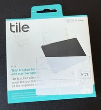 Tile Slim 2022 1-pack. Thin Bluetooth Tracker, Wallet Finder and Item Locator