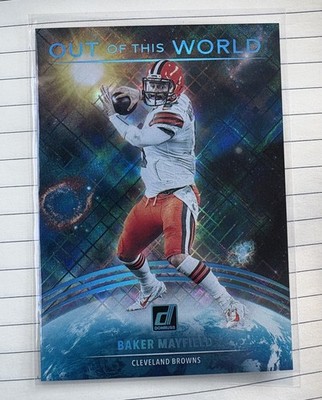 2021 Panini Donruss - Out of this World Baker Mayfield #OTW-BMA Cosmic /100