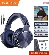 Over Ear Headphones Studio Monitor DJ Stereo 50mm Drivers Noise Isolation