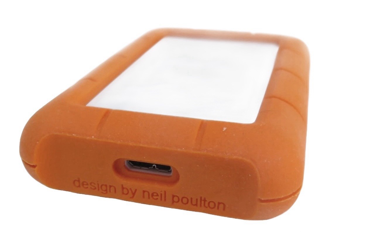 LaCie Rugged USB-C 4TB, External, 2.5" (STFR4000800) Orange Hard Drive