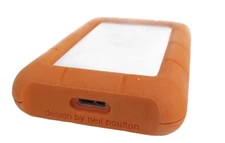 LaCie Rugged USB-C 4TB, External, 2.5" (STFR4000800) Orange Hard Drive