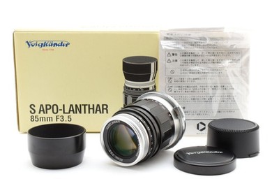 [Almost MINT in BOX] Voigtlander S APO-Lanthar 85mm f3.5 Lens S-Mount From JAPAN