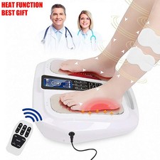 EMS Foot Stimulator Massager Machine Improve Circulation Issues with TENS Pads