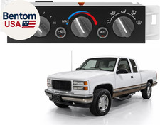 Ac Heater Control Panel With Rear Window Defogger For 1996-2000 Chevy Gmc C1500