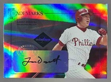 LENNY DYKSTRA 2005 LEAF LIMITED #/25 AUTOGRAPH AUTO - PHILLIES