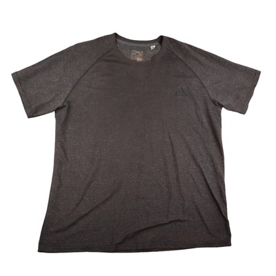Adidas Ultimate Tee Mens T-Shirt Logo Brown Static Short Sleeve Crew Neck